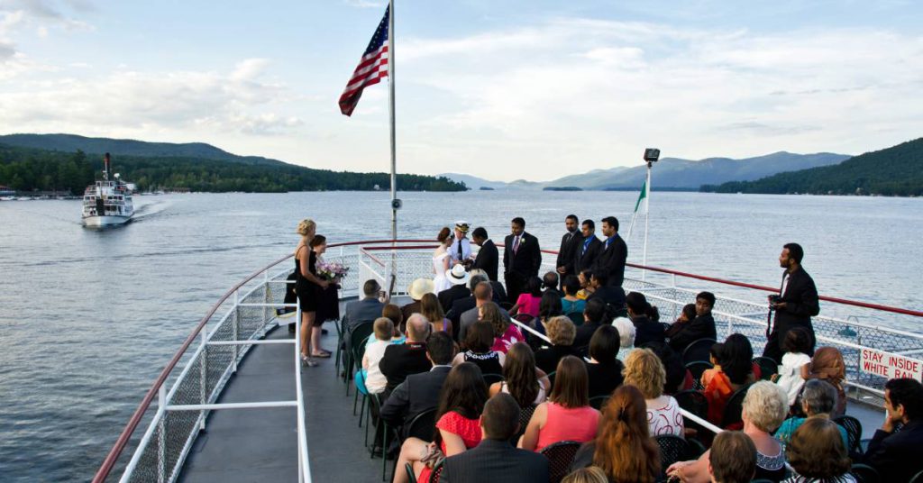 wedding on a boat