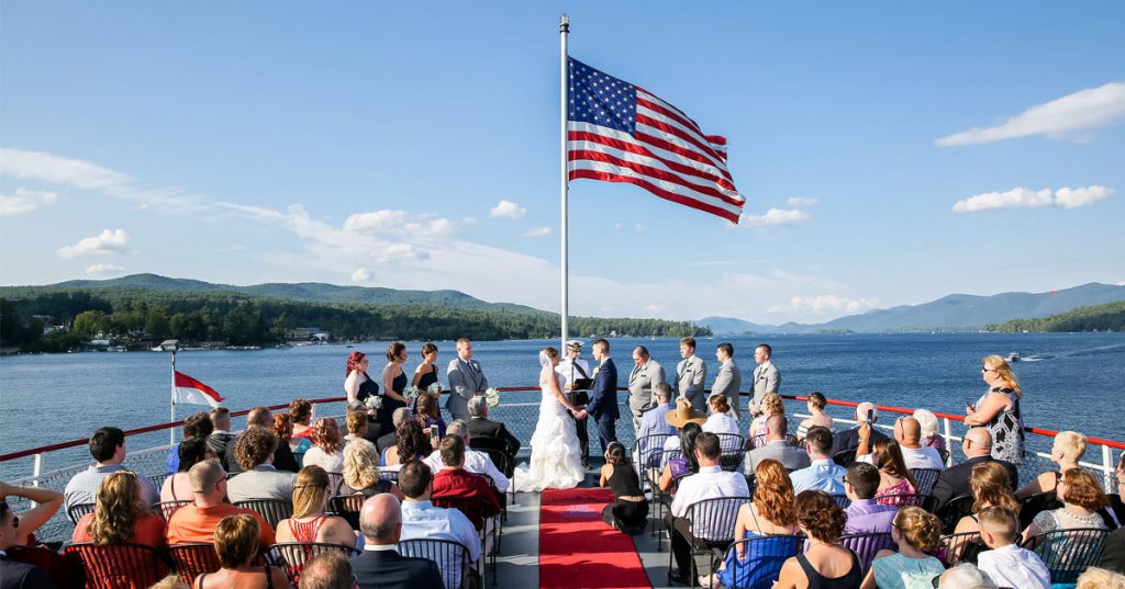 a boat wedding