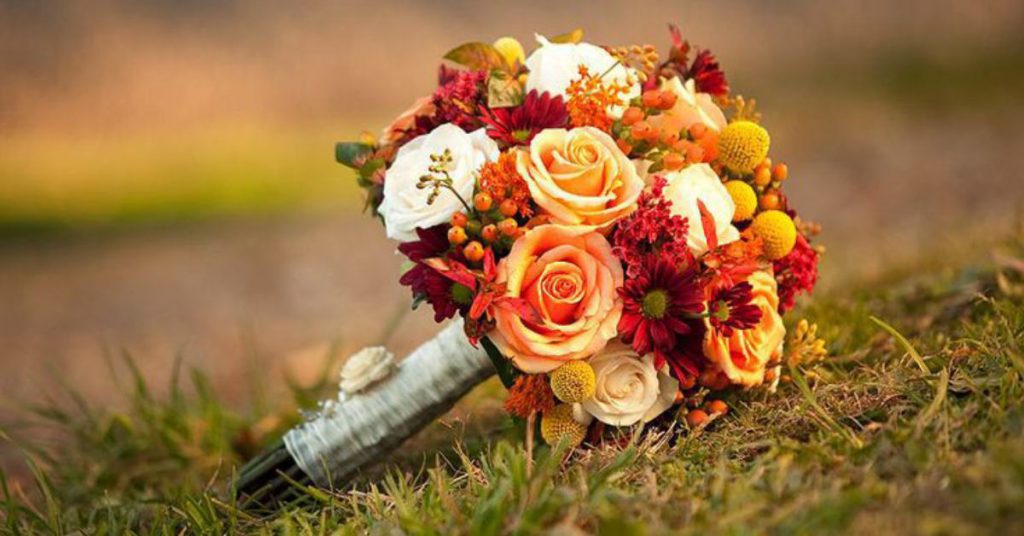 a bridal bouquet